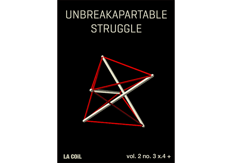 zine cover for unbreakapartable struggle