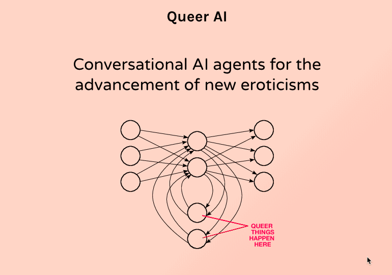 landing page for queer dot ai